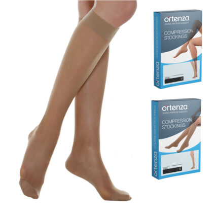 ort knee socks beige