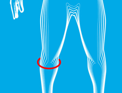 knee size chart
